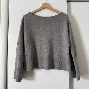 Club Monaco Heather Gray Cashmere Sweater